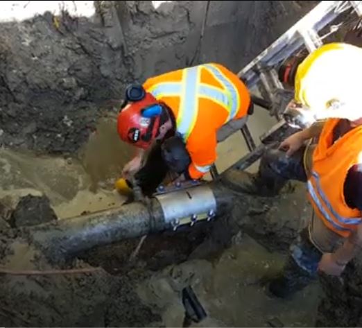 burst pipe repair